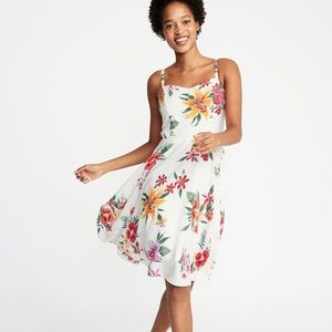 Old Navy Fit & Flare cami dress with flowers